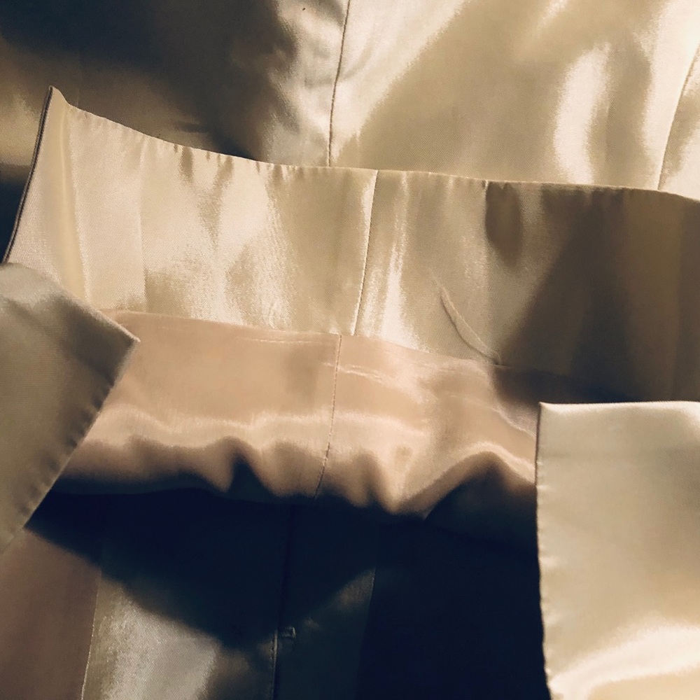 JS Collection Champagne Color  Dinner  Blazer - Picture 6 of 8